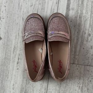 Jellypop Kids Sparkly Dress Shoes - Pink Glitter